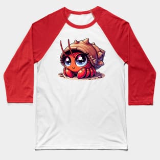 Cute Hermit Crab Baseball T-Shirt